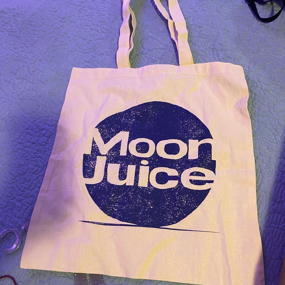 Moon juice tote bag 🍄